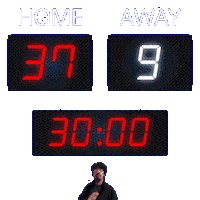 9 Away Sticker