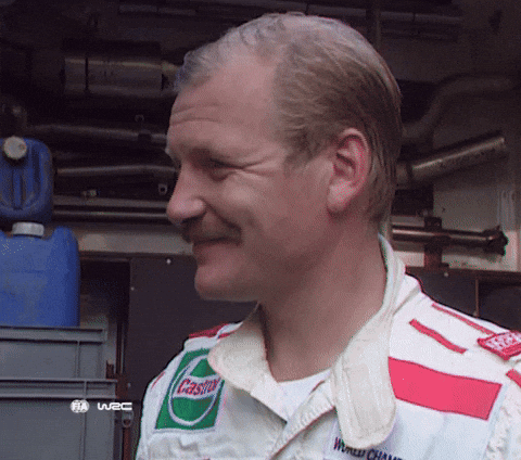 Juha Kankkunen Hairstyle GIF by FIA World Rally Championship