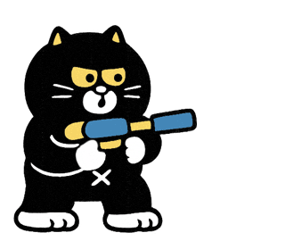 Summer 黑貓 Sticker