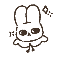 Art Bunny Sticker by moonie coco