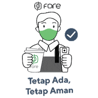 Staysafe Barista Sticker by Fore Coffee