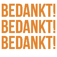 Thanks Bedankt Sticker by By Yf