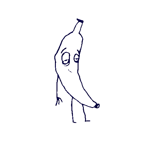 Chill Banana Sticker by The King of Staten Island