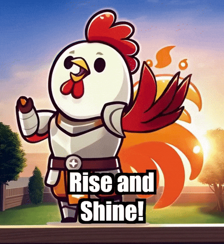 Rise And Shine Morning GIF by Zorooster