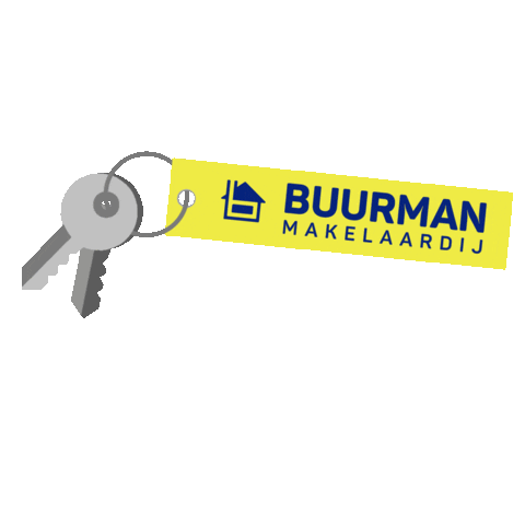 Buurmanmakelaardij giphyupload keys makelaar makelaardij Sticker