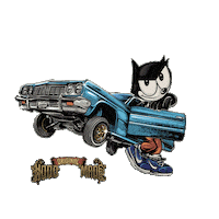 Lowrider Impala Sticker by Compton Activist