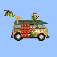Camping Teenage Mutant Ninja Turtles GIF by BasedMinis