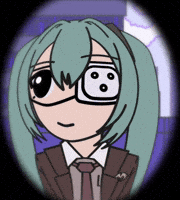 M0NS_Draw miku door hatsune miku monitoring GIF