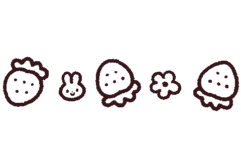 うさぎ いちご Sticker by akaKUMA
