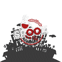spookcantina food coffee greece athens Sticker