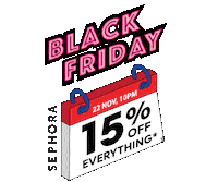 friday neon Sticker by Benefit Cosmetics Singapore