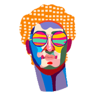 Summer Illustration Sticker
