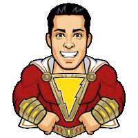 Happy Zachary Levi Sticker by SHAZAM! Movie