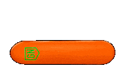 GnarleyNick orange knife tool scissors Sticker