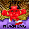 Good Morning Devil GIF by PEEKASSO