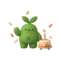 Happy Birthday Hello Sticker