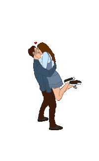 In Love Kiss Sticker