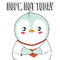 Im Good No Way Sticker by Pudgy Penguins
