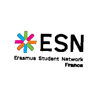 Esnfrance Sticker by Erasmus Student Network  France
