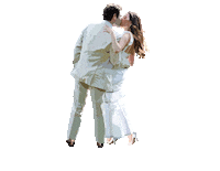 saraberman6598 love kiss couple wedding Sticker