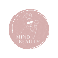 mindandbeauty beauty mind mindandbeauty rosekleurig Sticker