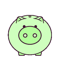 bankofengland pink money green purple Sticker