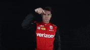 Pointing Down Will Power GIF by Team Penske