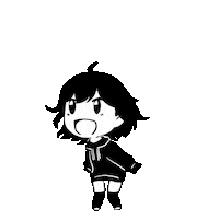 Jumping Tanaka Kun Is Always Listless Sticker by kaomoji