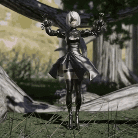 2B Nier Automata GIF