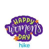 womans day girls Sticker by Hike Messenger