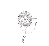 Cat Sticker by Purociclismo