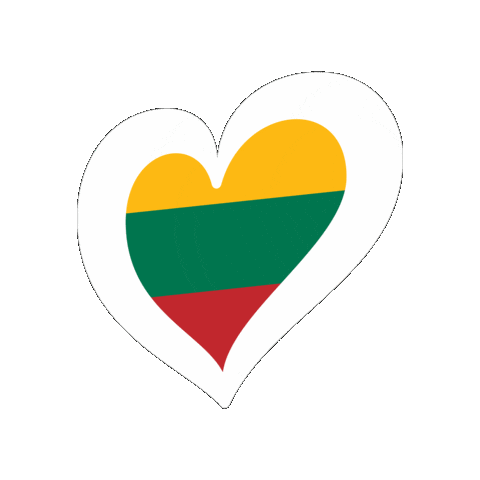 Heart Lithuania Sticker by Eurovision Song Contest