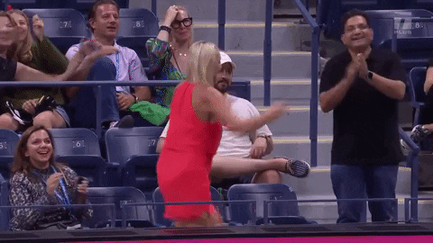 Us Open Dancing GIF by Tennis Channel