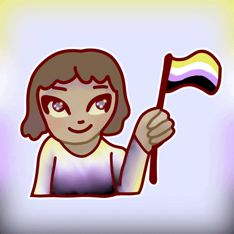 Pride Enby GIF by Contextual.Matters