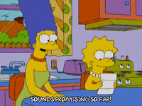 happy marge simpson GIF