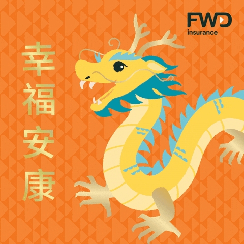 Chinese New Year Dragon GIF by FWD Insurance Group