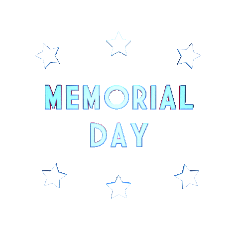 Memorial Day Usa Sticker by chris timmons