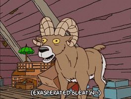 Bleating Season 17 GIF by The Simpsons