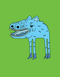 ppkmkzztt art illustration design blue GIF