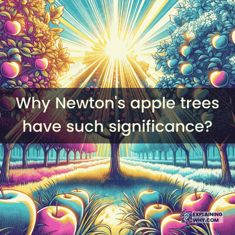Isaac Newton Apple GIF by ExplainingWhy.com