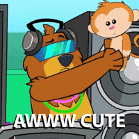 Grizzly Bear Hug GIF by VeeFriends