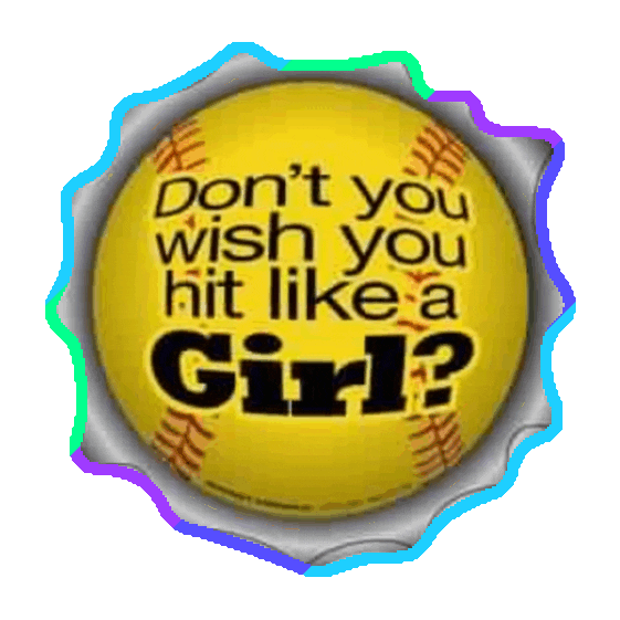 Softball Sticker by imoji