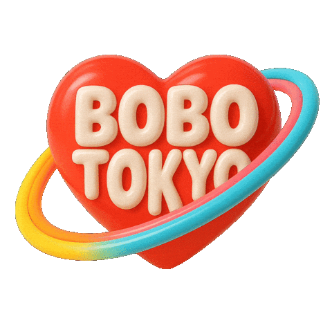 bobotokyo giphyupload love bobobobo bobo tokyo Sticker