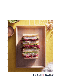 Sandwich Eat Now Sticker by Sushi Daily