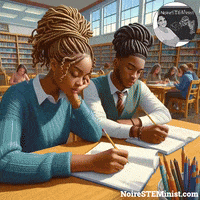 Studying College Students GIF by NoireSTEMinist