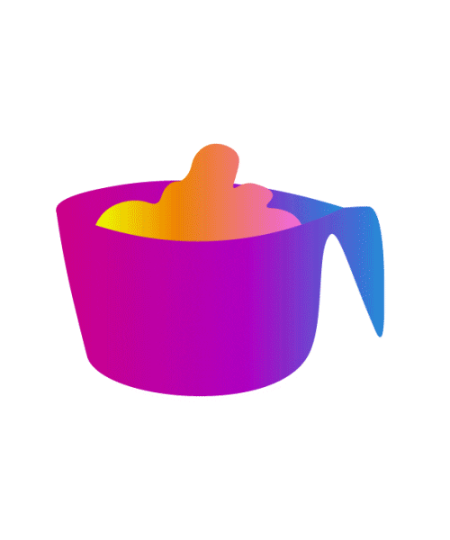 pokrasstudio giphyupload rainbow радуга color hair Sticker
