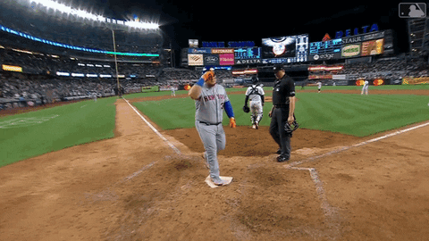 High Five Home Run GIF by New York Mets