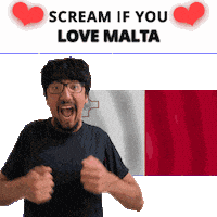 Malta Flag Sticker