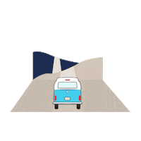 College Sunset Sticker by Vanguard University