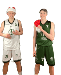 William Celebrating Sticker by Stenhus Basketball College